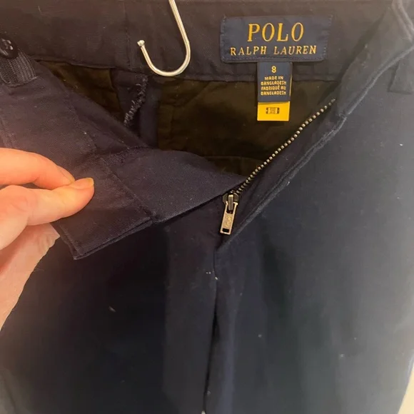 Ralph Lauren navy blue dress pants Size 8 Great condition